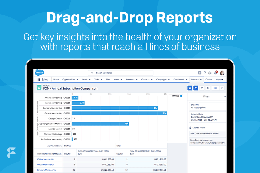 screenshot of Fonteva for Associations